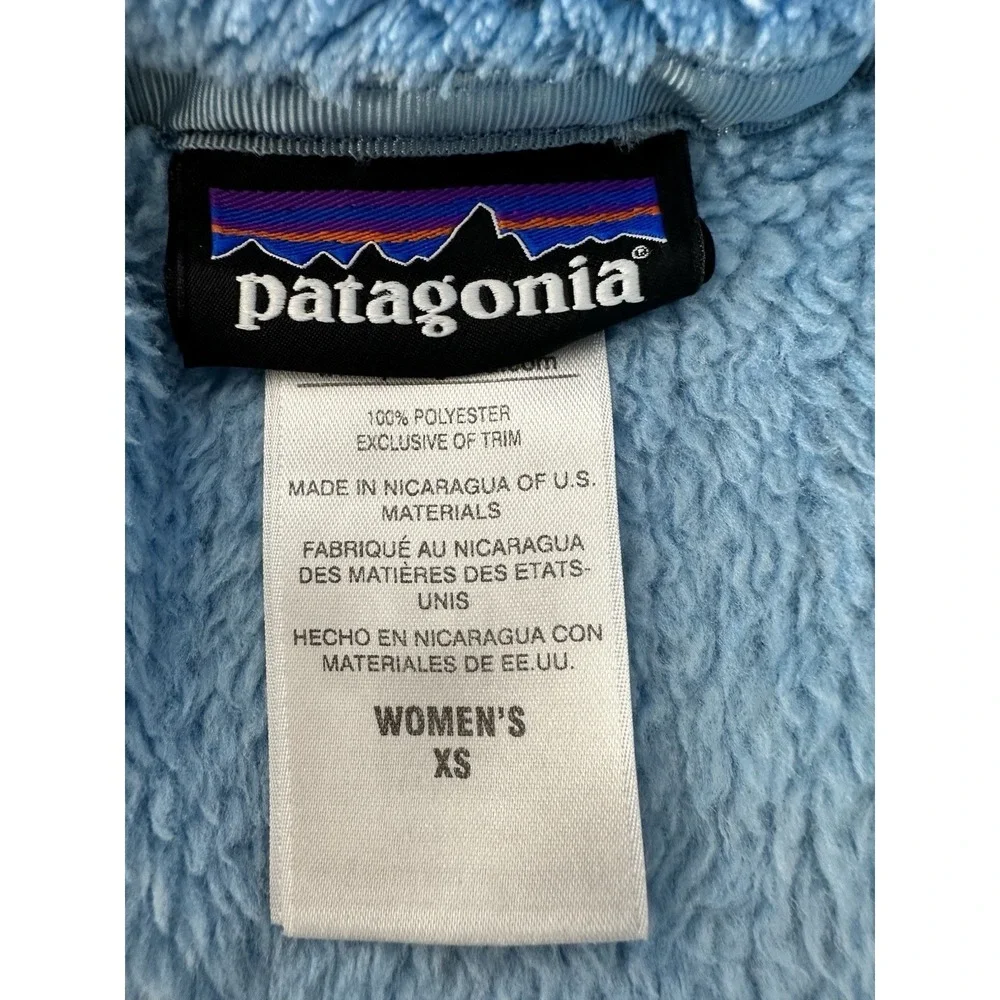Patagonia Re-Tool Snap-T® Fleece‎ Pullover Women's XS Blue Fall Winter Cozy Soft
